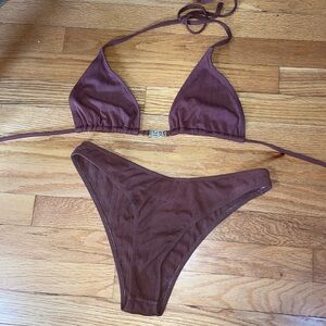 Brown bikini